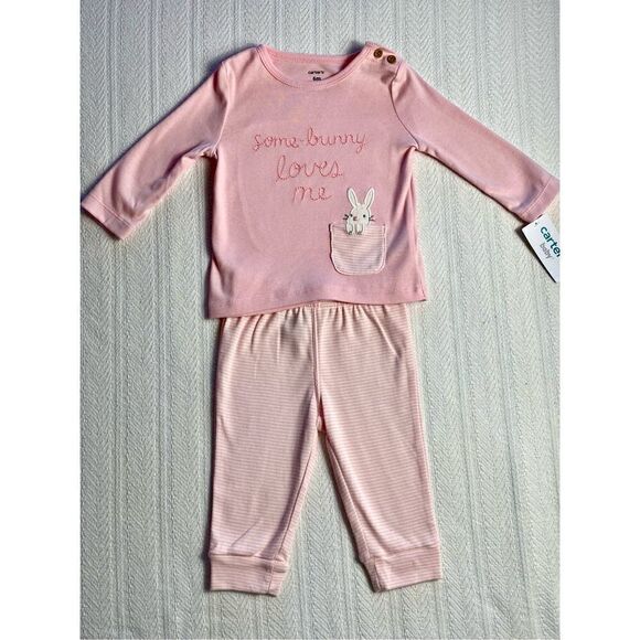 CARTER’S BABY GIRL 6M 2-PIECE EASTER SET - Picture 7 of 10